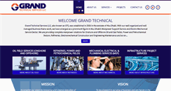 Desktop Screenshot of grandtechuae.com